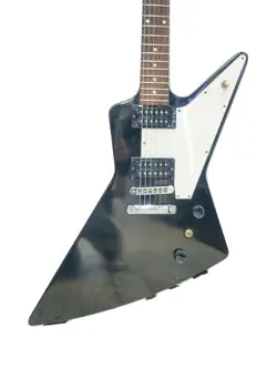 76 ELECTRIC GUITAR/EXPLORER/BLACK/HH