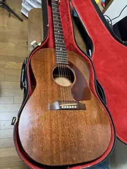 VINTAGE 1966 GIBSON LG-0 NARROW NECK MAHOGANY ACOUSTIC GUITAR USED