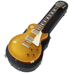 GIBSON CUSTOM SHOP USED HISTORIC COLLECTION 1957 LES PAUL REISSUE GOLD TOP 2002