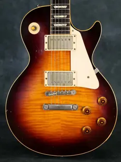 GIBSON CUSTOM SHOP 1960 LES PAUL FLAMETOP REISSUE HERITAGE DARK BURST 2000