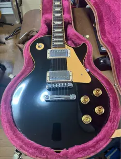98 STANDARD GIBSON LES PAUL EBONY BLACK SAFE PACKING!