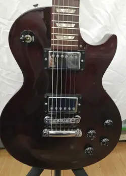 GIBSON USA LESPAUL STUDIO USED 1997 MAHOGANY BODY MAHOGANY NECK W/HARD CASE