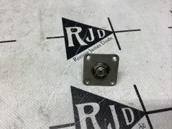 90â€™S GIBSON LES PAUL SWITCHCRAFT OUTPUT JACK METAL PLATE RELIC NICKEL