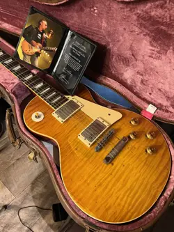 GIBSON CUSTOM SHOP MIKE MCCREADY 1959 LES PAUL STANDARD AGED SIGNED ONLY 50 COPI