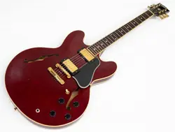 GIBSON ES-335 REISSUE WINERED GOLD HARDWARE 2001 ELECTRIC GUITAR