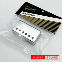 GIBSON LES PAUL PRPC-010 NECK HUMBUCKER COVER CHROME GUITAR GENUINE PARTS NEW