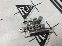 90â€™S GIBSON USA NASHVILLE TUNOMATIC STOP TAIL GUITAR BRIDGE RELIC NICKEL