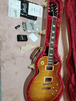 ELECTRIC GUITAR GIBSON LES PAUL STANDARD 50S FIGURED TOP DIRTY LEMON BURST 2024