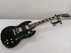 GIBSON SG-STD SG STANDARD BLACK MADE IN USA 2022 SOLID BODY ELECTRIC GUITAR