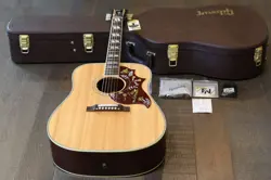 2022 GIBSON HUMMINGBIRD NATURAL ACOUSTIC/ ELECTRIC  DREADNAUGHT GUITAR + OHSC
