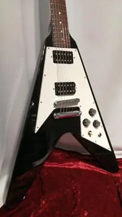 GIBSON USA FLYING V '67 EBONY ELECTRIC GUITAR