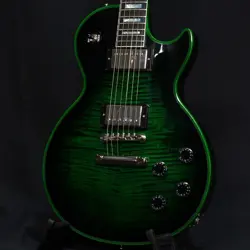 GIBSON CUSTOM SHOP LES PAUL AXCESS CUSTOM FIGURED GLOSS GREEN WIDOW 2025
