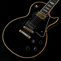 GIBSON 1991 LES PAUL CUSTOM EBONY USED ELECTRIC GUITAR