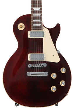 SOLIDBODY ELECTRIC GUITAR GIBSON LES PAUL DELUXE 70S ELECTRIC GUITAR - WINE RED