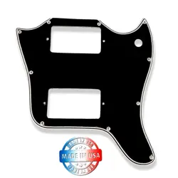 BLACK/WHITE WIDE BEVEL PICKGUARD 1965-1966 GIBSON MELODY MAKER HUMBUCKER TOGGLE