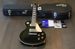2006 GIBSON LES PAUL STANDARD ELECTRIC GUITAR BLACK EBONY + OHSC