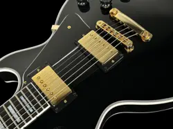 2024 GIBSON LES PAUL CUSTOM ~ CUSTOM  SHOP ~ EBONY W GOLD HARDWARE
