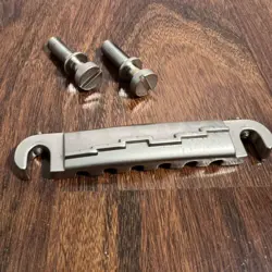GIBSON WRAPAROUND TAILPIECE - AGED NICKEL TPBR 8513 / 12809