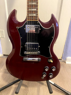 1998 GIBSON SG STANDARD MADE IN USA - HERITAGE CHERRY RED - GIBSON CAN HARD CASE