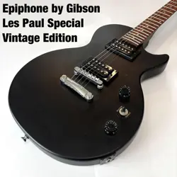 LIGHTWEIGHT/EPIPHONE BY GIBSON LEZ PAUL VE BLACK