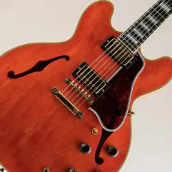 GIBSON CUSTOM SHOP MURPHY LAB 1959 ES-355 REISSUE GRAPEFRUIT RED STOPBAR LIGHT A
