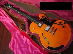USED 1997 GIBSON CHET ATKINS *TENESSEAN* SUNRISE ORANGE 3.48KG W/HSC