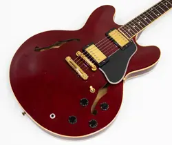 GIBSON ES-335 REISSUE WINERED GOLD HARDWARE 2001