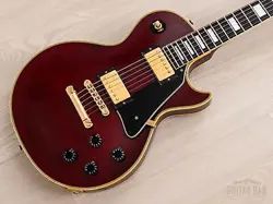1991 ORVILLE BY GIBSON LES PAUL CUSTOM WINE RED, 490 HUMBUCKERS, HANGTAG & CASE
