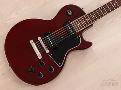 1996 GIBSON LES PAUL SPECIAL SINGLE CUT WINE RED W/ CASE, P-100