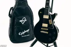 ELECTRIC GUITAR EPIPHONE BY GIBSON LES PAUL CUSTOM BOCCHI EDITION BLACK