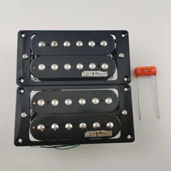AINICO V HUMBUCKER PICKUPS WILKINSON WITH CAPACITOR FOR GIBSON EPI LP GUITAR