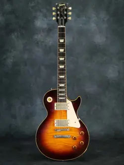 GIBSON CUSTOM SHOP 1960 LES PAUL FLAMETOP REISSUE HERITAGE DARK BURST USA 2000