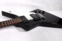 GIBSON EXPLORER RE-ISSUE EBONY USED ELECTRIC GUITAR 1992