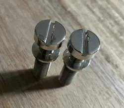 GIBSON STOP BAR TAILPIECE STUDS NICKEL ALUMINUM LES PAUL SG RELIC AGED GUITAR