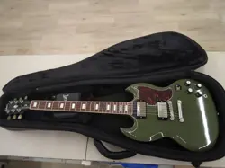 GIBSON USA SG STANDARD OLIVE DRAB ELECTRIC GUITAR SAFE DELIVERY FROM JAPAN