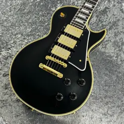 GIBSON CUSTOM SHOP LIGHTWEIGHT 1957 LES PAUL CUSTOM REISSUE 3-PICKUP VOS EBONY #