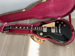GIBSON CUSTOM SHOP LIMITED RUN 1957 LES PAUL STANDARD ALL EBONY VOS 2023