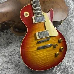 GIBSON CUSTOM SHOP PREMIUM FIGURED GRAIN, PREMIUM FINGERBOARD, 1959 LES PAUL STA