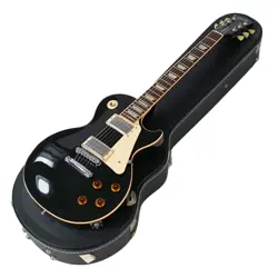 GIBSON STANDARD 2011 EBONY ELECTRIC GUITAR BLACK USED 57 CLASSIC PICKUPS