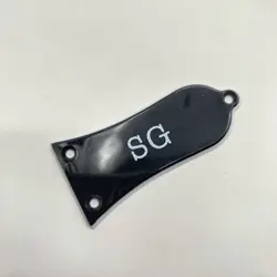 3HOLES GUITAR ADJUSTING ROD COVER BELL ABS FOR EPIPHONE GIBSON SG LP BLACK