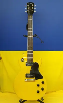 GIBSON LESPAUL SP TV YELLOW W/HARD CASE ELECTRIC GUITAR USED FROM JAPAN