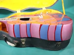 GIBSON J-160E MAGICAL PAINT ACOUSTIC GUITAR [AUTH]