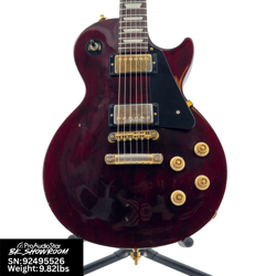 USED GIBSON 1995 LES PAUL STUDIO WINE RED