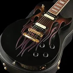 GIBSON CUSTOM SHOP CARVED FLAME LES PAUL CHAMELEON *PC533