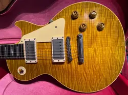 ELECTRIC GUITAR GIBSON CUSTOM SHOP 1959 LES PAUL STANDARD GREEN LEMON FADE VOS