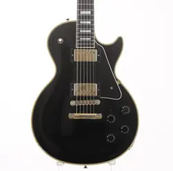 GIBSON 1998 LES PAUL CUSTOM EBONY USED ELECTRIC GUITAR