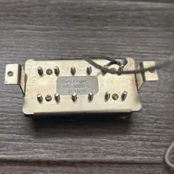 GIBSON LES PAUL PICKUP DIRTY FINGERS BLACK GUITAR PARTS SG BRIDGE HUMBUCKER
