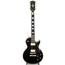 GIBSON CUSTOM SHOP 1968 LES PAUL CUSTOM EBONY 2022 ELECTRIC GUITAR