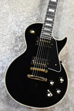 GIBSON CUSTOM SHOP 1968 LES PAUL CUSTOM REISSUE GLOSS EBONY #502828 EXPECTED TO