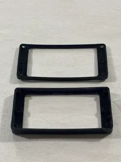 2004 GIBSON LES PAUL STUDIO M69 HUMBUCKER PICKUP RINGS BLACK W/ HW
